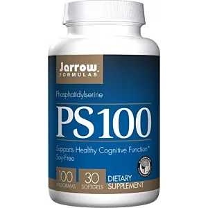 JARROW FORMULAS PS100 - Fosfatydyloseryna 100 mg Soy-Free (30 kaps.)