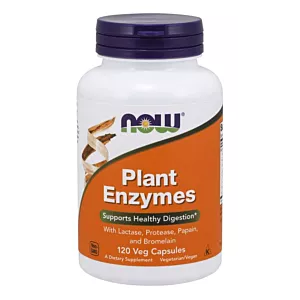 NOW FOODS Plant Enzymes - Enzymy roślinne (120 kaps.)