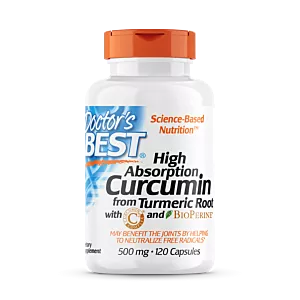 DOCTOR'S BEST Curcumin From Turmeric Root with C3 Complex & BioPerine (120 kaps.)