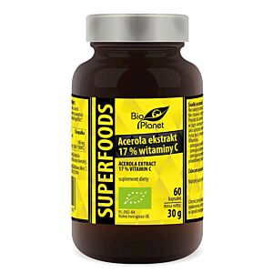 ACEROLA EKSTRAKT BIO 60 KAPSUŁEK 30 G