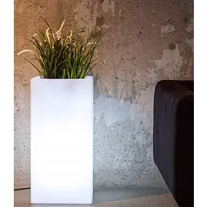 Donica podświetlana Monumo Tower Pot Light żarówka RGB z półką