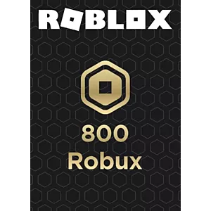 Roblox Doładowanie 800 Robux KLUCZ CD KEY VOUCHER KARTA PODARUNKOWA 24/7