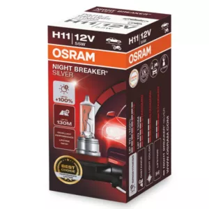 Mocna żarówka H11 OSRAM Night Breaker Silver +100%