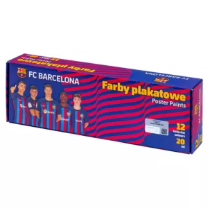 Farby plakatowe FC Barcelona 2023 - 12 kol. x 20 ml