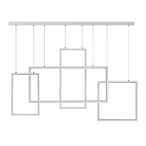 Lampa Led Wiszące Prostokąty 75W biała 4000K DL-G04