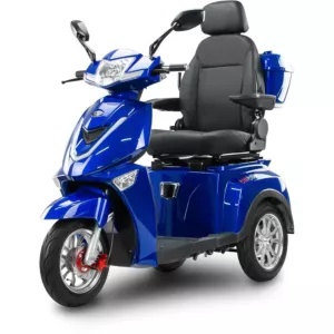Skuter elektryczny, pojazd inwalidzki BILI BIKE SHINO G4 GEL niebieski