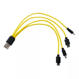 Rozdzielacz USB microUSB 4x 24cm przewód kabel