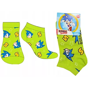 SONIC the HEDGEHOG skarpetki STOPKI chłopięce ZIELONE 27/30 R174G