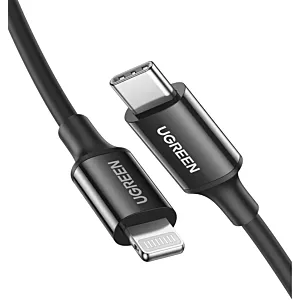 Kabel USB-C do Lightning UGREEN US171, 36W, 2m (czarny)