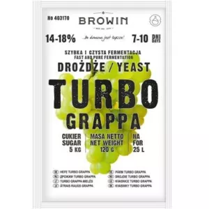 DROŻDŻE GORZELNICZE TURBO GRAPPA 120g