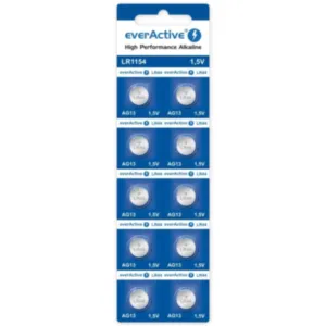 everActive Baterie alkaliczne mini AG13/G13/LR1154/LR44 blister 10 szt.