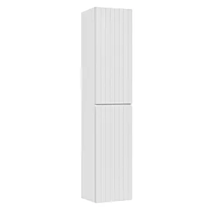 Wysoki słupek wiszący, Iconic, 35x33x160 cm, biały, mat