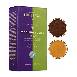 LOFBERGS Medium Roast in Cup - kawa mielona 250g