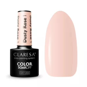 CLARESA Lakier hybrydowy DUSTY ROSE 1 - 5g