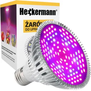 Żarówka LED plant Heckermann 120LED MDA-PG08 80W