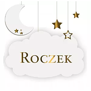 ROCZEK baner CHMURKA zawieszka girlanda