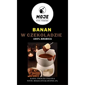 Kawa smakowa Banan w czekoladzie 250g ziarnista