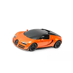 Bugatti Grand Sport R/C skala 1:24 Rastar 47000 samochód sterowany pomarańczowy