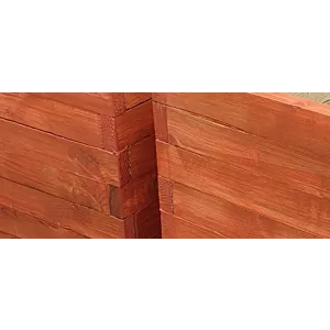 Donica drewniana EKO 40 x 40 cm WIŚNIA ocieplana