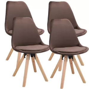 4 x Krzesło SAIDA brązowe