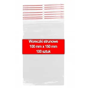 Woreczki strunowe 100x150mm 100szt