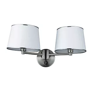 IBIS LAMPA KINKIET 2X40W E14 SATYNA