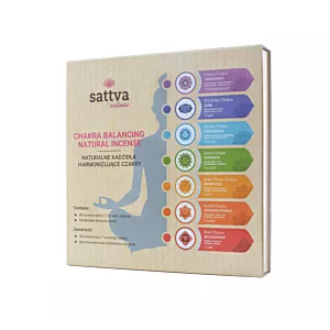 Kadzidła czakralne naturalne incense chakra 49 sztuk Sattva