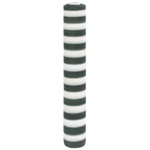 Siatka cieniująca, zielono-biała, 1,8x50 m, HDPE, 75 g/m²