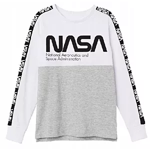 NASA BLUZKA BAWEŁNA długi rękaw GRANAT 146 R707A