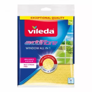 Ściereczka okienna żółta  Actifibre Vileda