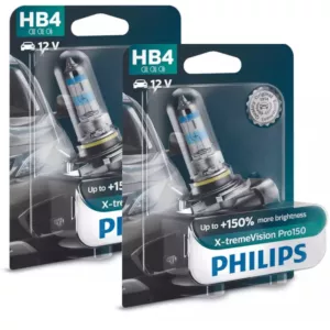 Żarówki HB4 PHILIPS X-treme Vision Pro150 +150%