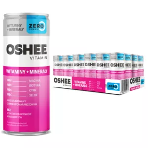 24x OSHEE ZERO Vitamin Energy Witaminy + Minerały 250 ml