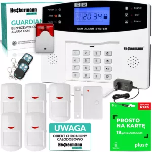 Alarm GSM Heckermann Guardian I Tuya BOX + 4xPIR