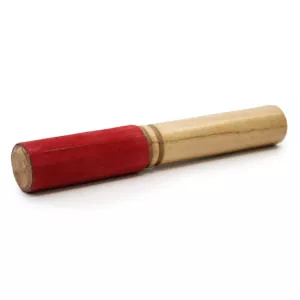 Drewniana pałka zamsz czerwony do Misy Tybetańskiej 25mm