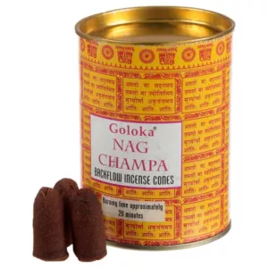 Kadzidełka stożki 'Goloka Backflow Nag Champa'