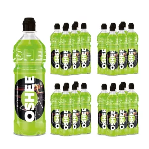 24x OSHEE Isotonic Drink limonka - mięta 750 ml