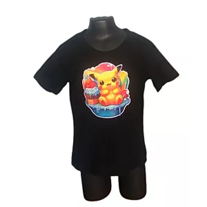 Koszulka dziecięca z nadrukiem Pokemon Pikachu roz. 86-92