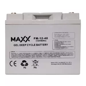 Akumulator żelowy Maxx 40Ah 12V