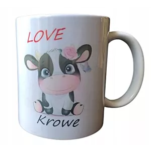 Kubek Love Krowe zabawny kubek dla miłośnika krów