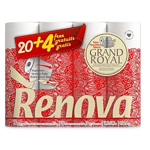 Papier toaletowy Renova Grand Royal 20+4R