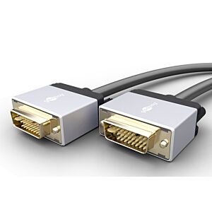 Kabel DVI-D - DVI-D (24+1 pin) DL Goobay Plus 5m