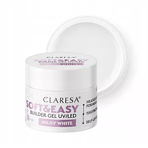 CLARESA Żel budujący Soft&Easy MILKY WHITE - 12g