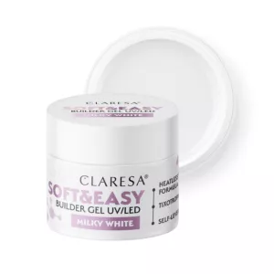 Claresa Żel Budujący Soft&Easy Builder Gel  Milky White 90g