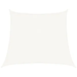 Żagiel przeciwsłoneczny, 160 g/m², biały, 4/5x4 m, HDPE
