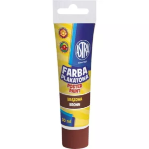 Farba plakatowa Astra tuba 30 ml - brązowa