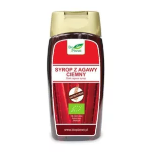 Syrop z agawy ciemny bezglutenowy BIO 350 g Bio Planet