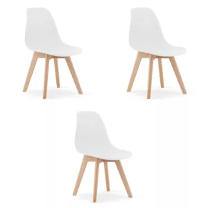 Krzesło KITO - białe x 3