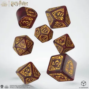 Kostki RPG Harry Potter Zestaw 7 Kości Modern Gryffindor - Czerwony