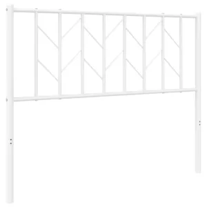 Metalowe wezgłowie, białe, 107 cm