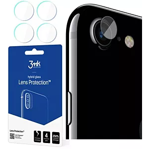 3MK 4x Szkło na Aparat do iPhone 7 8 Se 2020